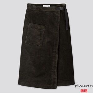 NWT Uniqlo and JW Anderson's Collaboration Corduroy Wrap Skirt